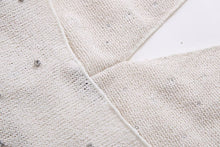 Load image into Gallery viewer, Spring Women Clothing Jewelry Inlaid Collar Top Shorts Suit
