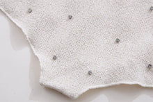 Load image into Gallery viewer, Spring Women Clothing Jewelry Inlaid Collar Top Shorts Suit
