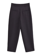 Load image into Gallery viewer, Spring Women Clothing All Match Simple Casual Wrinkle Skinny Pant

