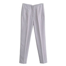 Load image into Gallery viewer, Autumn High Waist Slimming Waist Pleated Work Pant for Women
