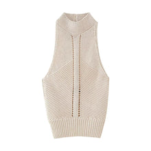 Load image into Gallery viewer, Summer Women Clothing Casual Halter Knitted Sweater Vest
