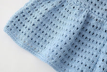 Load image into Gallery viewer, Women Solid Color Loose Casual Spaghetti Straps Knitted Short Top
