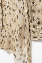 Load image into Gallery viewer, Summer Animal Pattern Printing Collared Single Breasted Long Sleeve Shirt Casual Trousers Suit Women
