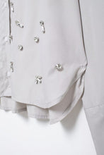 Load image into Gallery viewer, Autumn Artificial Jewelry Decoration Poplin Shirt Casual Shorts Women Suit