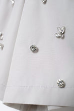 Load image into Gallery viewer, Autumn Artificial Jewelry Decoration Poplin Shirt Casual Shorts Women Suit