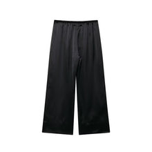 Load image into Gallery viewer, Autumn Women Clothing Double Breasted Vertical Blazer Straight Leg Pants Suit
