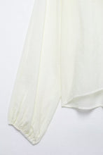 Load image into Gallery viewer, Autumn Women Graceful Fashionable Top Laminated Decoration Long Sleeve Shirt
