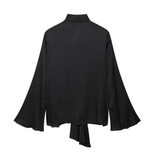 Load image into Gallery viewer, Autumn Women Casual Elegant Graceful Bowknot Decoration Shirt
