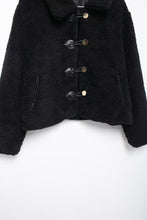 Load image into Gallery viewer, Women Casual Polo Collar Artificial Fur Sheepskin Short Coat

