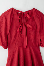 Load image into Gallery viewer, Women Clothing Younger Back Lace up Puff Sleeve Dress
