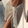 Sun Protection Hollow Cutout Beach Wrap Skirt