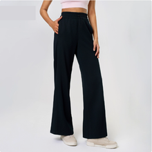 Load image into Gallery viewer, Yoga High Waist Straight Waist Casual Trousers
