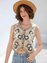 Load image into Gallery viewer, Women Loose Hollowed Cardigan With Sun Protection Vest
