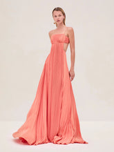 Load image into Gallery viewer, Women Summer Cami Dress Sexy Pleated Backless Dress
