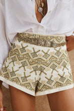 Load image into Gallery viewer, Retro Summer Casual Embroidered Shorts
