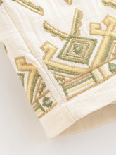 Load image into Gallery viewer, Retro Summer Casual Embroidered Shorts
