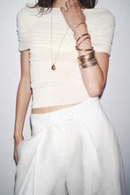 Load image into Gallery viewer, Women Solid Color off Shoulder Knitted Top
