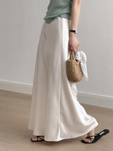 Load image into Gallery viewer, Satin Skirt Summer Texture High Waist Slimming Fishtail Skirt
