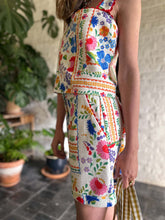 Load image into Gallery viewer, Spring Summer Strap Printing Sets Loose Vacation Pocket Two Piece Sets
