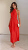 Year Sexy Halter Backless Sexy Lacing Suit Pleated Set