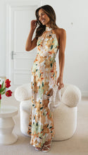 Load image into Gallery viewer, Warm Yellow Halter Dress
