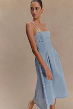 Load image into Gallery viewer, Sexy Summer Sleeveless Denim Sling Dress
