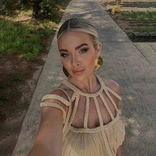 Load image into Gallery viewer, Spring Women Rope Strapless Sexy Halter Loose Vacation Beach Women
