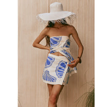 Load image into Gallery viewer, Summer Loose Printed Sleeveless Tube Top Shorts Set
