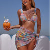 Sexy Swimsuit Women Three Piece Sets Bikini Swimsuit Outfit