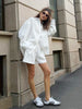 Cotton Button Cardigan Long Sleeve Two Piece Sets