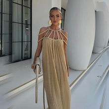 Load image into Gallery viewer, Spring Women Rope Strapless Sexy Halter Loose Vacation Beach Women
