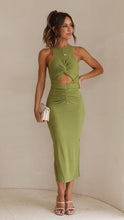 Load image into Gallery viewer, Spring Summer Slim Fit Slit Dress
