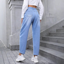 Load image into Gallery viewer, Women Clothing All Match Slim Jeans
