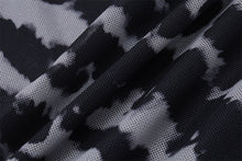 Load image into Gallery viewer, Women Clothing Autumn Retro Sexy off Shoulder Zebra Stripe Slim Fit Long Sleeve Dress Women
