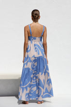 Load image into Gallery viewer, Spring Summer Simple Printing Suspenders Large Swing Dress Amplified craft
