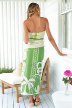 Load image into Gallery viewer, Summer Sexy Shell Printing Tube Top Backless Split Skirt Two Piece Sets
