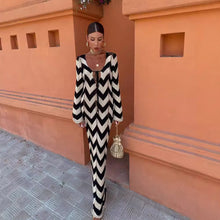 Load image into Gallery viewer, Autumn Double Sided Wear Lace Up Cutout Sexy Slimming Beach Dress
