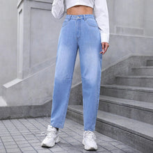 Load image into Gallery viewer, Women Clothing All Match Slim Jeans
