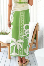 Load image into Gallery viewer, Summer Sexy Shell Printing Tube Top Backless Split Skirt Two Piece Sets
