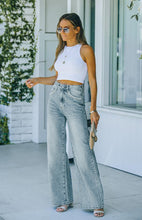 Load image into Gallery viewer, Women&#39;s Petal Pocket Temperament Loose Wash Jeans
