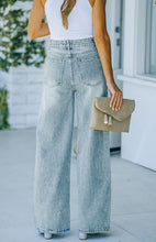 Load image into Gallery viewer, Women&#39;s Petal Pocket Temperament Loose Wash Jeans
