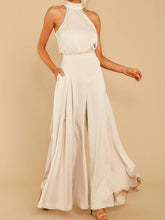 Load image into Gallery viewer, Women&#39;s new off-the-shoulder high-waist jumpsuit wide-leg trousers
