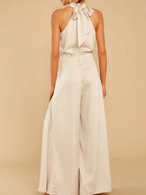 Load image into Gallery viewer, Women&#39;s new off-the-shoulder high-waist jumpsuit wide-leg trousers
