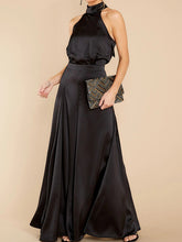Load image into Gallery viewer, Women&#39;s new off-the-shoulder high-waist jumpsuit wide-leg trousers

