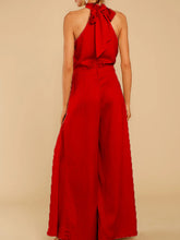 Load image into Gallery viewer, Women&#39;s new off-the-shoulder high-waist jumpsuit wide-leg trousers
