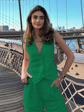 Load image into Gallery viewer, New casual and fashionable sleeveless vest, vest and trousers two-piece set
