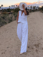 Load image into Gallery viewer, New casual and fashionable sleeveless vest, vest and trousers two-piece set
