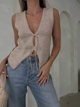 Load image into Gallery viewer, Rope Woolen Knit Vest
