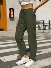 Load image into Gallery viewer, New Casual High Waist Button Straight Leg Pants
