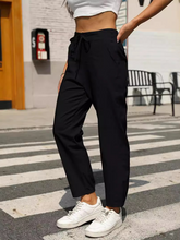 Load image into Gallery viewer, New Casual High Waist Button Straight Leg Pants

